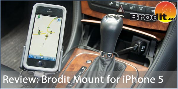 A review of the Brodit iPhone 5 active holder and proclip mount